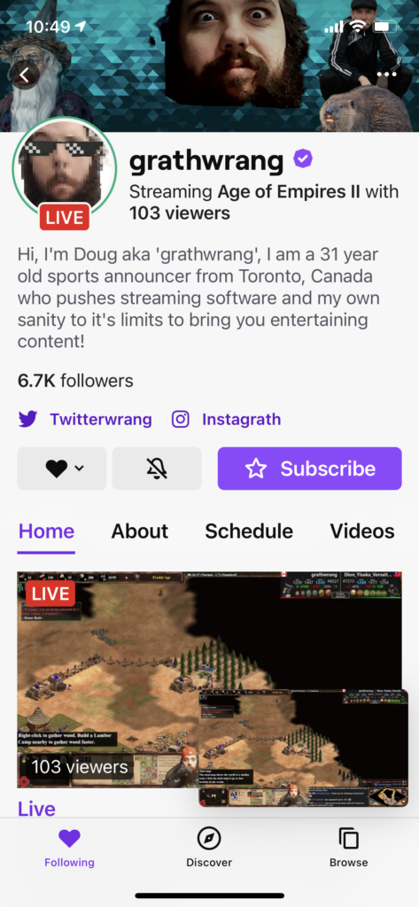 How to Follow on Twitch Mobile